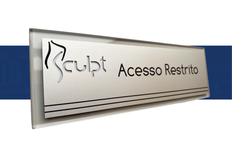 Placas de identificação personalizada