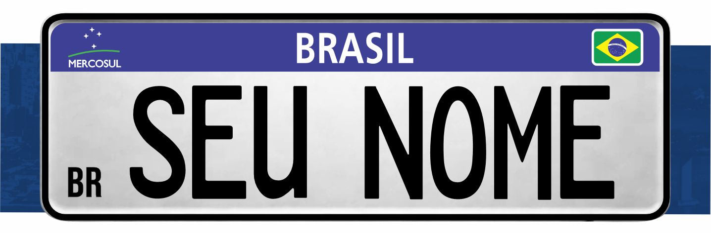 PLACA DECORATIVA MERCOSUL
